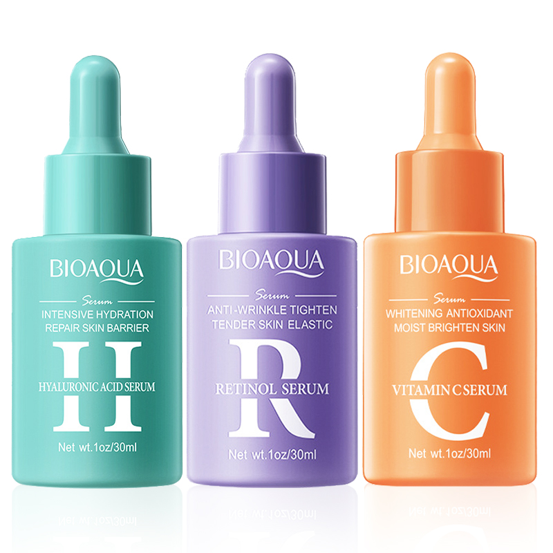 1/3pcs BIOAQUA Vitamin C Retin - The Ordinary Serum Hyaluronic Acid บทวิจารณ์และราคา