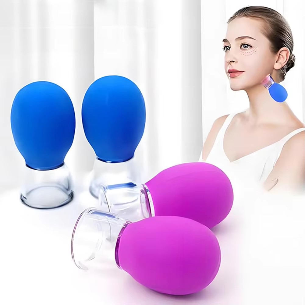 ชุดถ้วยนวดหน้า 2/4 ชิ้น ถ้วยดู - Cupping Therapy Set บทวิจารณ์และราคา