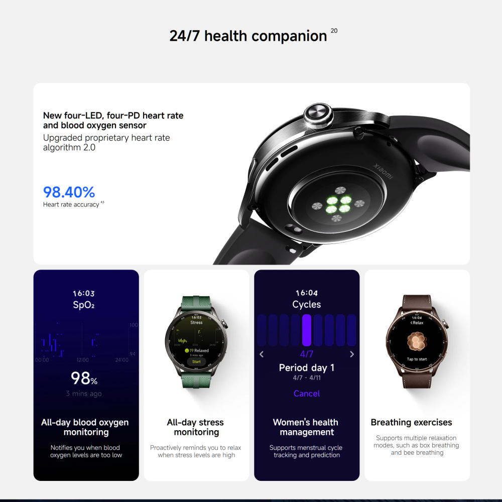 สมาร์ทวอทช์ Xiaomi Watch S5 รุ - Xbody Health & Wellness Functional Integrative Medicine Office & Medical Spa Reviews บทวิจารณ์และราคา