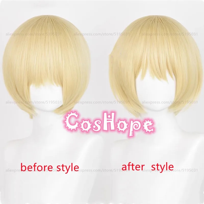 วิกผมบ๊อบสั้น 30 ซม. สีทองอ่อน - Resistance Tube Set บทวิจารณ์และราคา